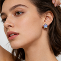 Iridescent Star Stud Earrings