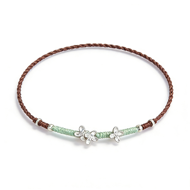 Braided Flower Bracelet